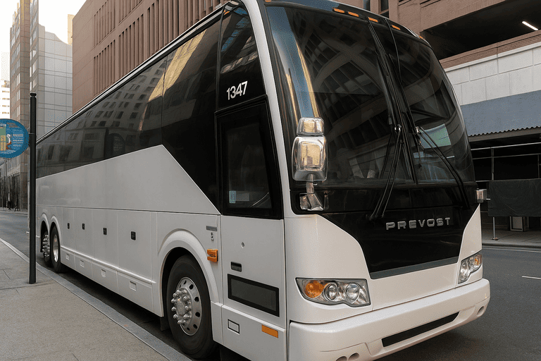 a Bus Rental Company Kansas City coach bus
