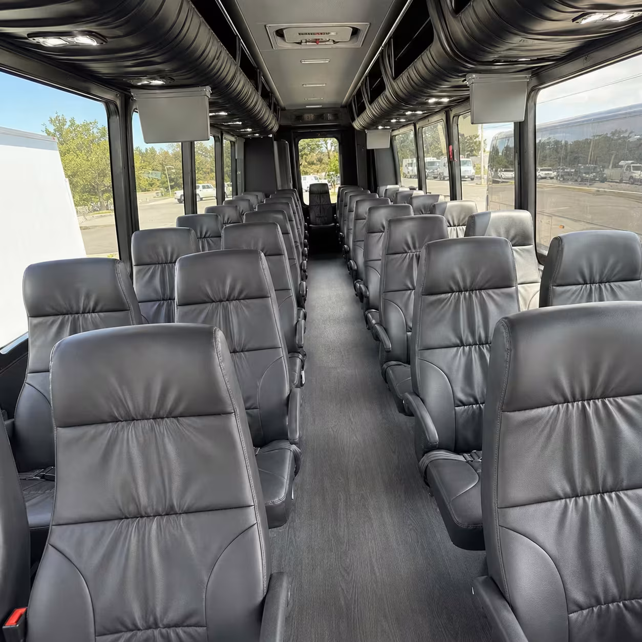 25 passenger minibus inside