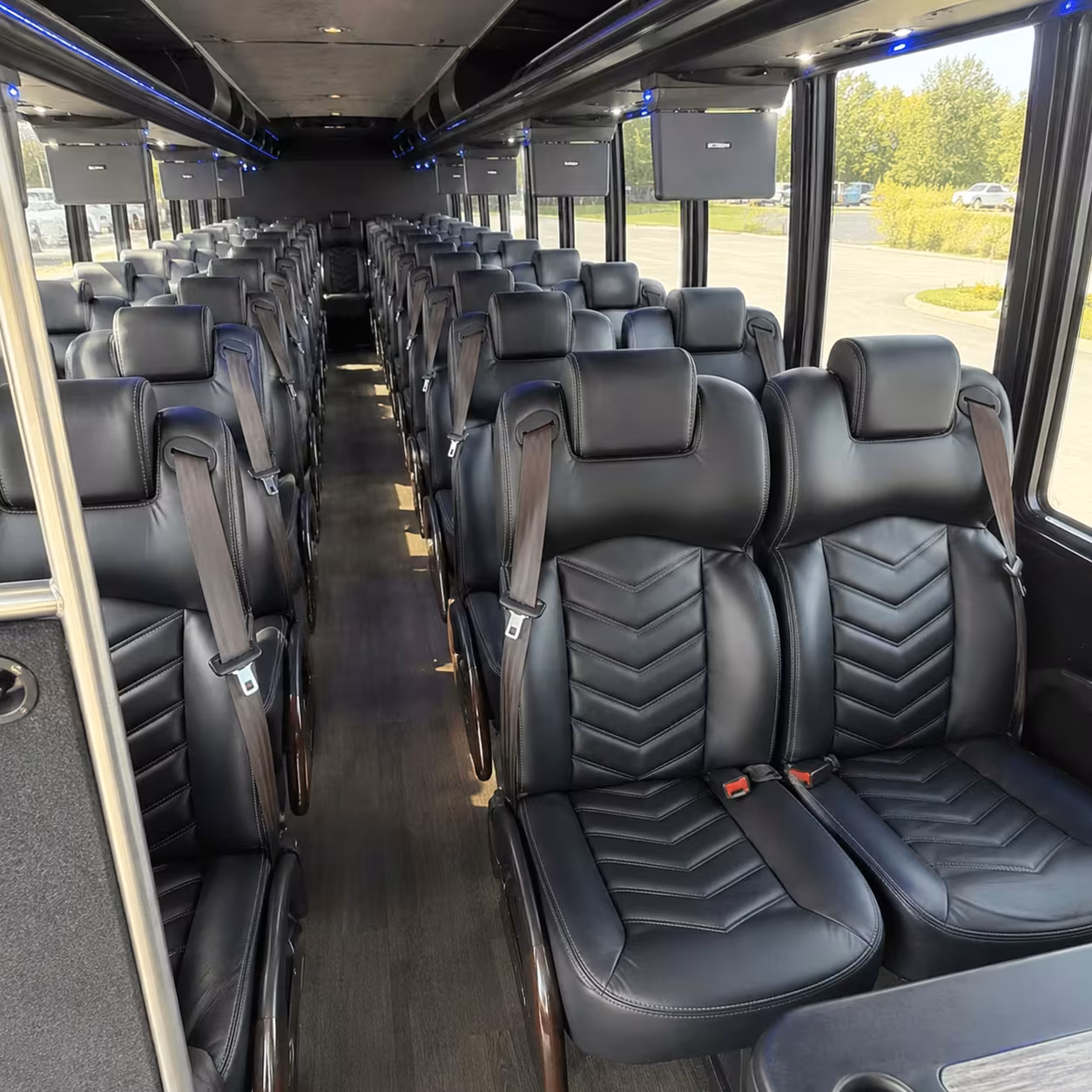 35 passenger minibus interior