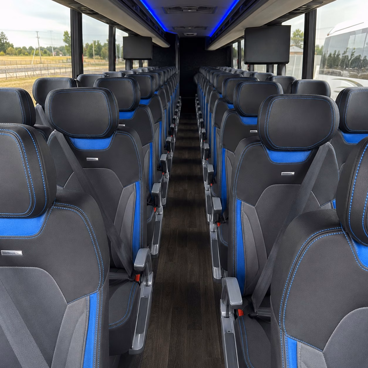 kansas city charter bus interior gallery