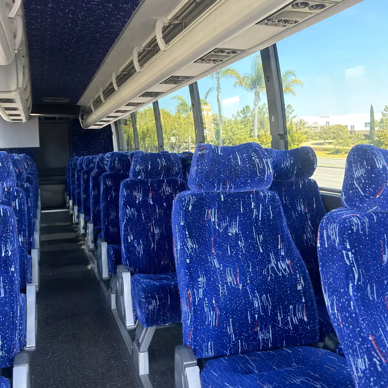 kansas city charter bus rental inside