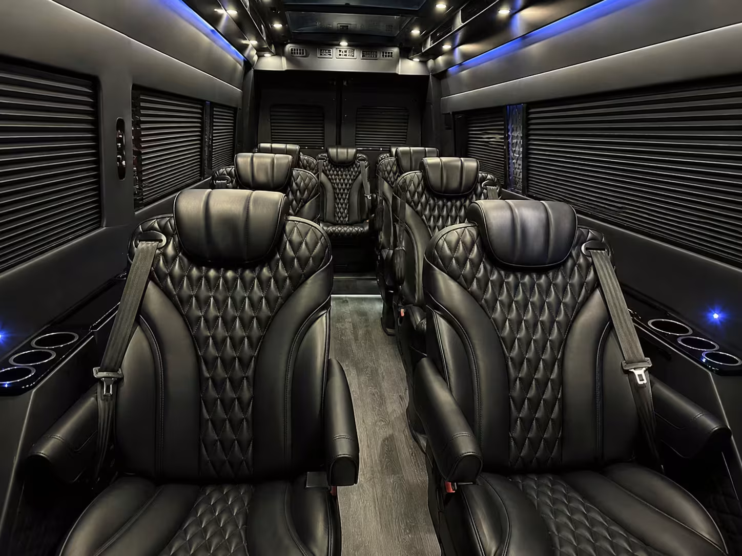 sprinter van with driver inside